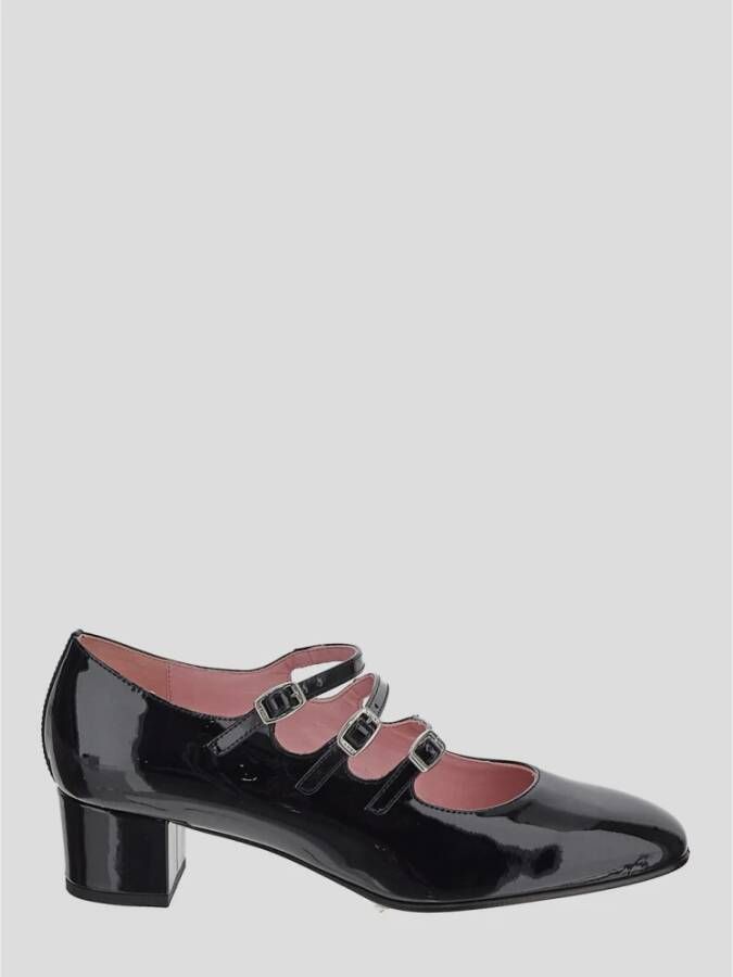Carel Leren Schoenen uit Parijs Black Dames