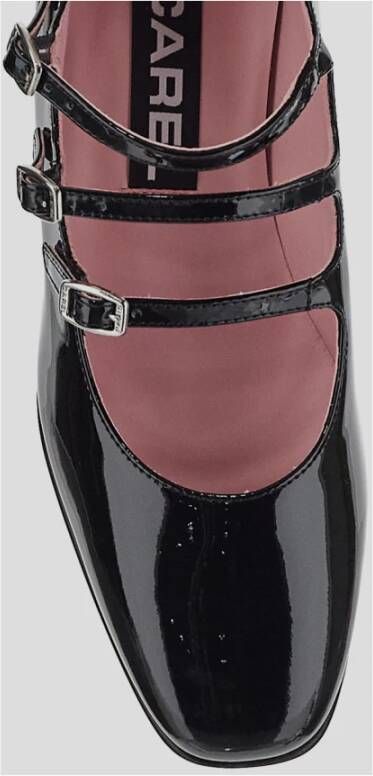 Carel Leren Schoenen uit Parijs Black Dames