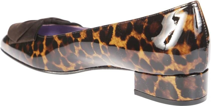 Carel Luipaard Suède Loafers
