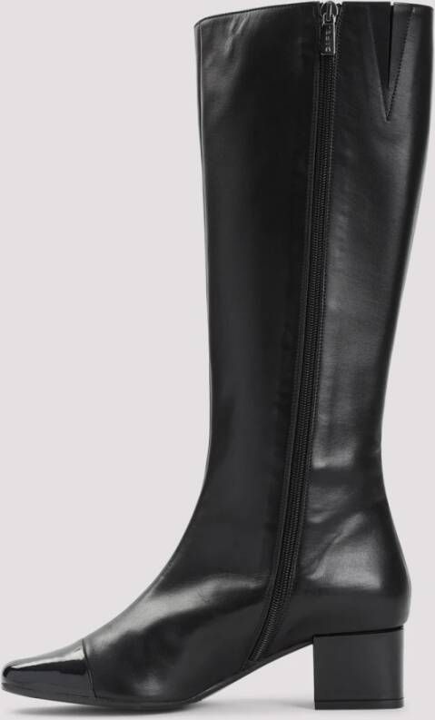 Carel Malaga Black Enkellaarsjes