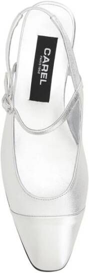 Carel Metallic Finish Oceano Leren Pumps