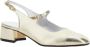 Carel Metallic Slingback Pumps in Lakleer Gray Dames - Thumbnail 2