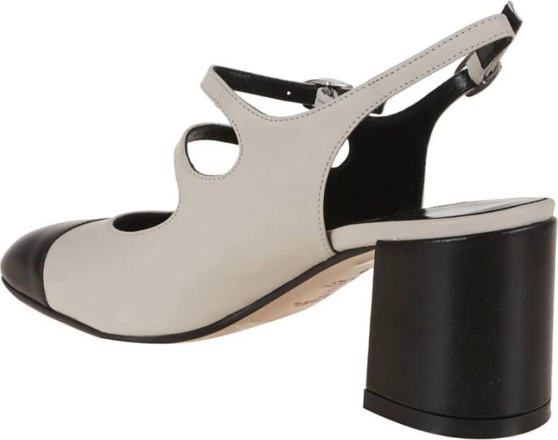 Carel Nude Leren Mary Jane Pumps