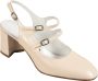Carel Nude Patent Hak Pumps Beige Dames - Thumbnail 6