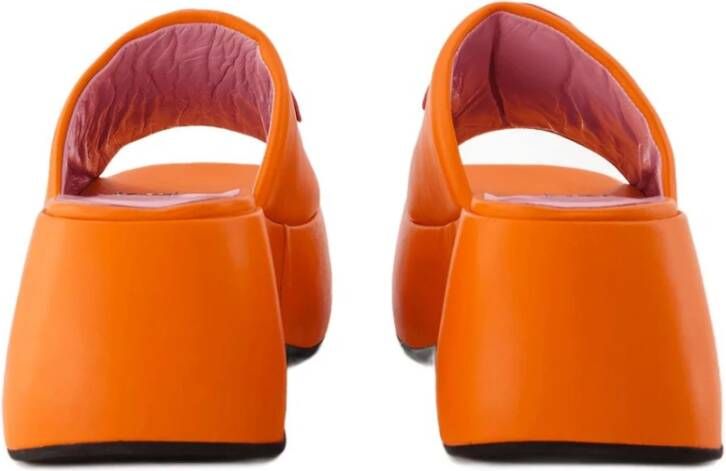 Carel Oranje Leren Bloemsandalen