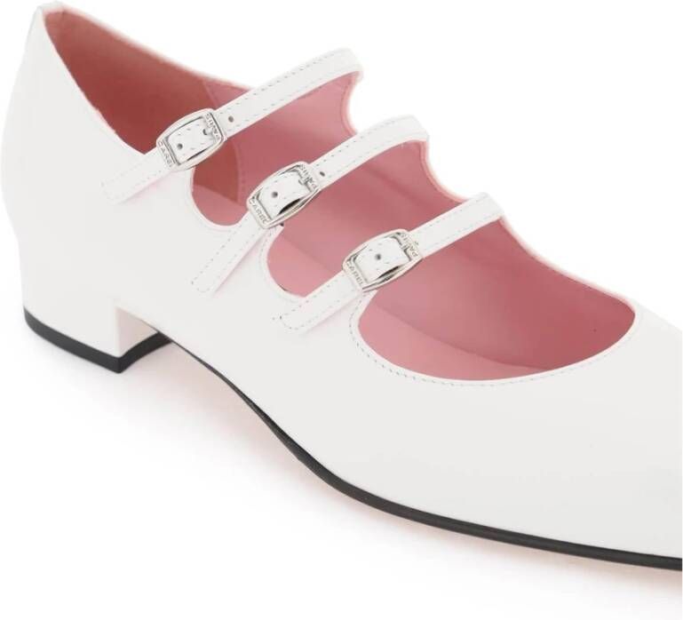 Carel Patentleren Ariana Mary Jane Schoenen White Dames