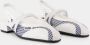 Carel Peachy Wit Leren Slingback Sandalen White Dames - Thumbnail 2