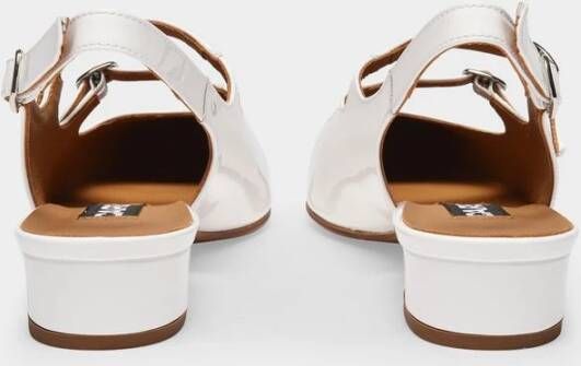 Carel Platte sandalen Wit Dames