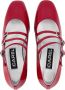 Carel Paris Hoge hakken Shiny Leather Slingback With Strap Closure in rood - Thumbnail 6