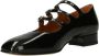 Carel Zwarte Leren Gesp Pumps met Vierkante Hak Black Dames - Thumbnail 11