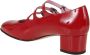 Carel Paris Hoge hakken Shiny Leather Slingback With Strap Closure in rood - Thumbnail 15