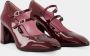 Carel Alice Rode Patent Leren Hoge Hakken Red Dames - Thumbnail 9
