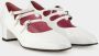 Carel Witte platte schoenen met verstelbare bandjes White Dames - Thumbnail 3