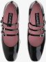 Carel Zwarte Leren Gesp Pumps met Vierkante Hak Black Dames - Thumbnail 8