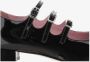 Carel Zwarte Leren Gesp Pumps met Vierkante Hak Black Dames - Thumbnail 10