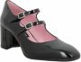 Carel Paris Hoge hakken Black Almond Toe Pumps in zwart - Thumbnail 2