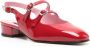 Carel Rode Glanzende Pumps met Dubbele Gespsluiting bij de Enkel van - Thumbnail 3