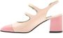 Carel Slingback in poederroze en roze lakleer Pink Dames - Thumbnail 3