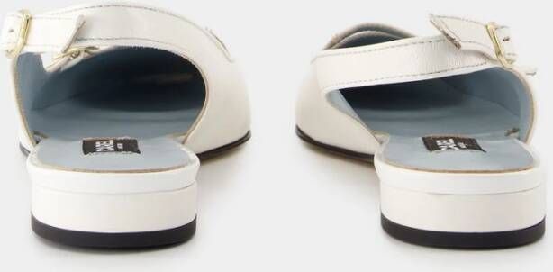 Carel Witte Leren Sandalen Gladde Kalfshuid