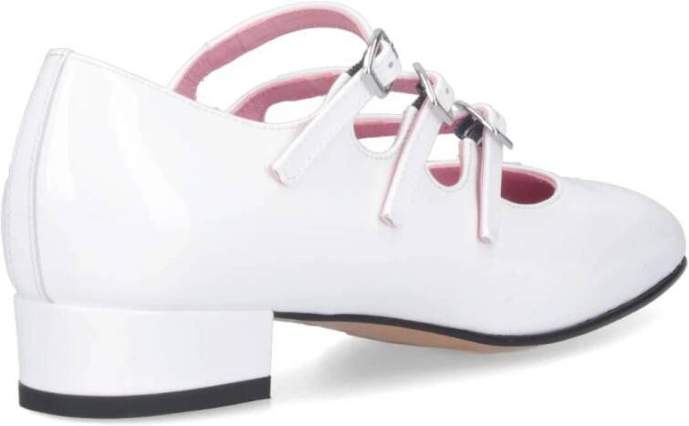 Carel Witte Mary Janes met hak White Dames