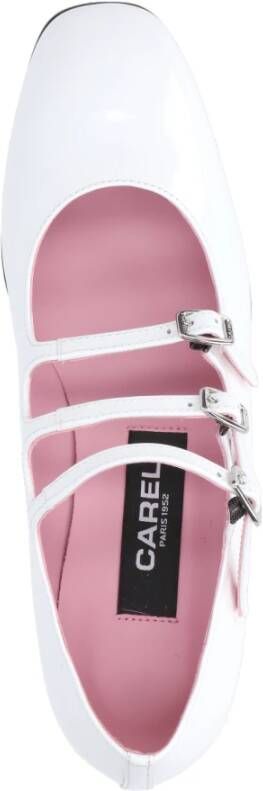 Carel Witte Mary Janes met hak White Dames