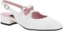 Carel Witte Lakleren Pantoffels White Dames - Thumbnail 2