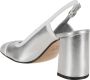 Carel Witte Pumps met Zilveren Hak - Thumbnail 2
