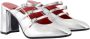Carel Zilver Leren Fatale Sandalen - Thumbnail 2