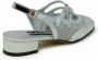 Carel Zilveren Leren Ballet Pumps Ss24 Gray Dames - Thumbnail 3