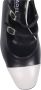 Carel Zwart Beige Nappa Leren T-Strap Pomp Black Dames - Thumbnail 4