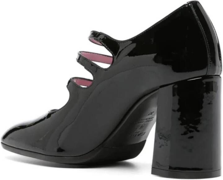 Carel Zwarte Lakleren Mary Jane Pumps