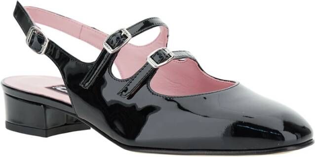 Carel Zwarte Lakleren Mary Janes Black Dames