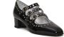 Carel Zwarte lakleren pump met bandjes - Thumbnail 2