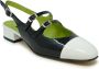 Carel Zwarte Leren Ballet Pumps Ss24 Multicolor Dames - Thumbnail 2