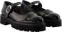 Carel Zwarte Leren Enkelband Sandalen - Thumbnail 2