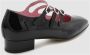Carel Zwarte Leren Gesp Pumps met Vierkante Hak Black Dames - Thumbnail 5