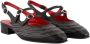 Carel Zwarte Leren Puntige Sandalen - Thumbnail 2