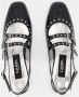 Carel Paris Hoge hakken Shiny Leather Slingback With Studs in zwart - Thumbnail 5