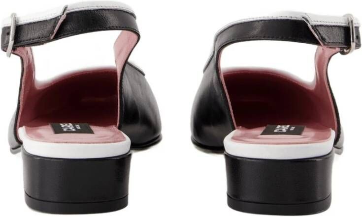 Carel Zwarte Leren Sandalen Elisa Stijl