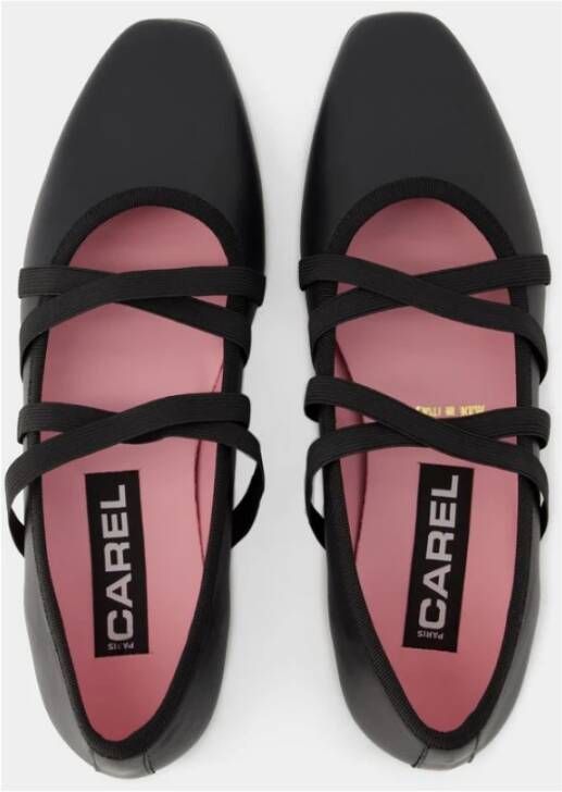 Carel Zwarte Leren Tutu Ballerina`s