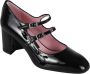 Carel Paris Hoge hakken Black Almond Toe Pumps in zwart - Thumbnail 7