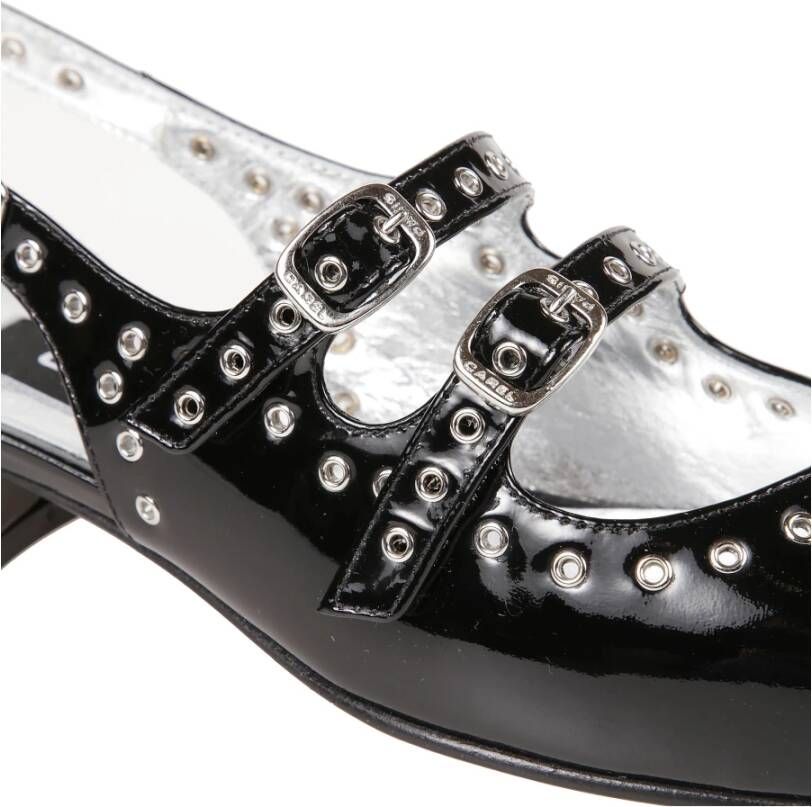 Carel Zwarte Lakleren Stijlvolle Schoenen Black Dames
