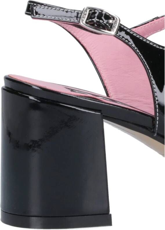 Carel Zwarte Slingback Hak Black Dames