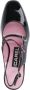 Carel Leren Patent Amandel Teen Pumps met Bandjes Black Dames - Thumbnail 4