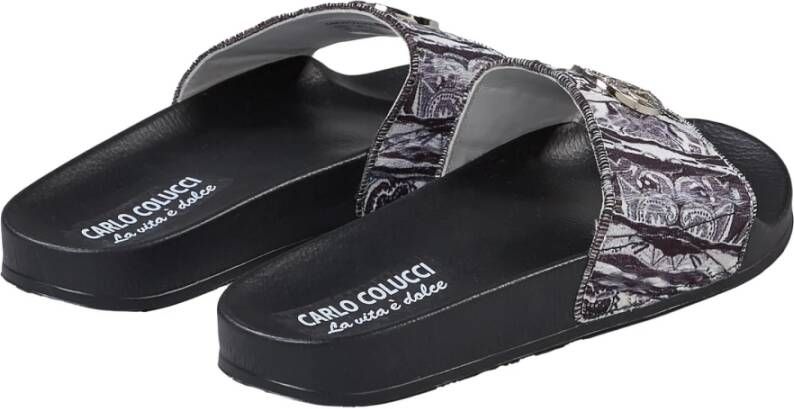 carlo colucci Sliders Zwart Heren
