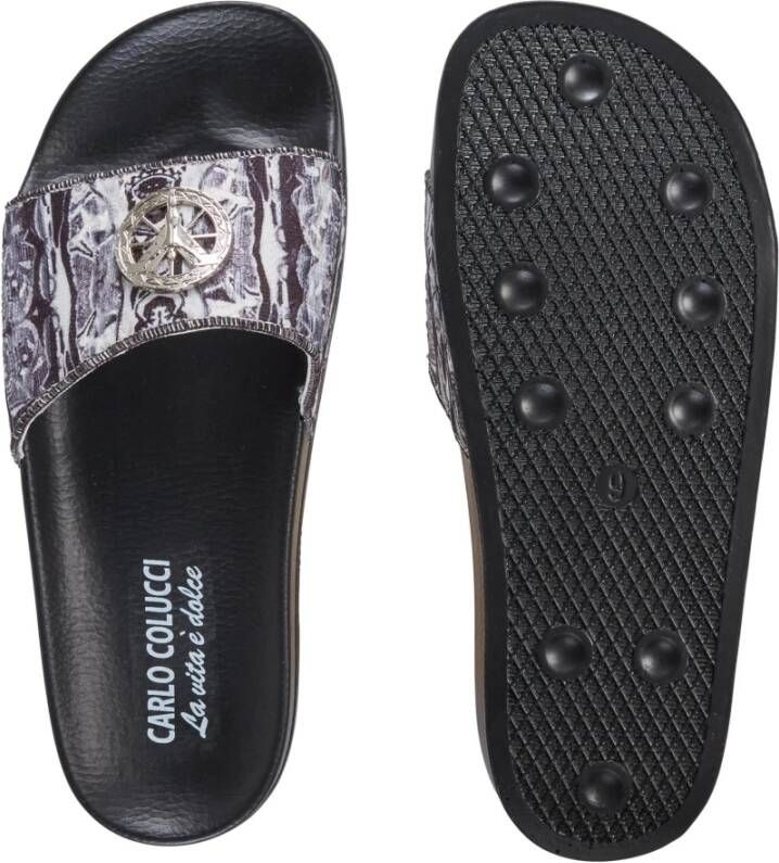 carlo colucci Sliders Zwart Heren