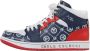 Carlo colucci Unieke High Sneaker Dal Maso Multicolor Unisex - Thumbnail 3