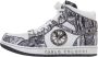 Carlo colucci High-Strick Sneaker Dal Ri Uniek Artistiek Ontwerp Multicolor Unisex - Thumbnail 3