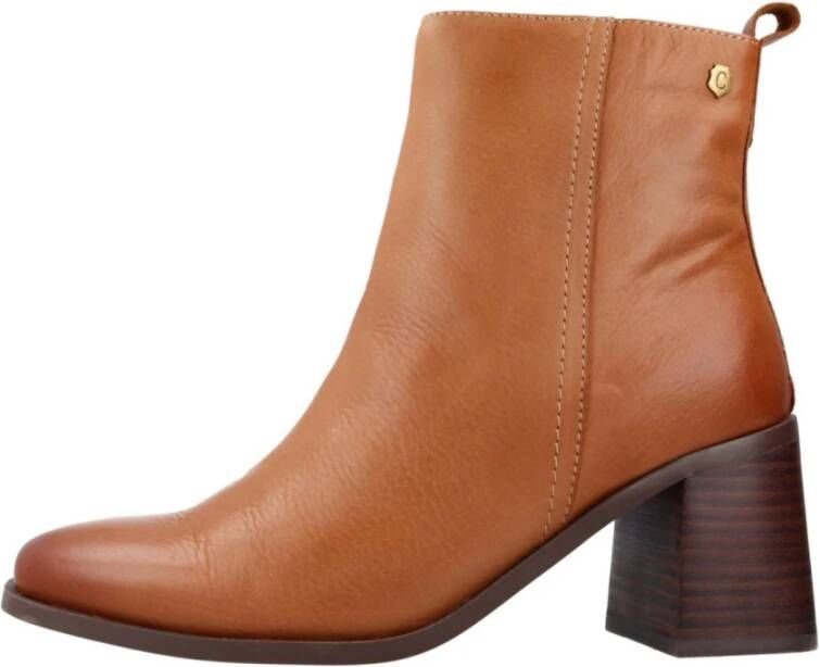 Carmela Elegant Heeled Boots Black Dames