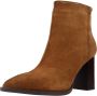 Carmela Elegant Heeled Boots Brown Dames - Thumbnail 3